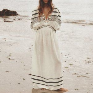 ZARA! BOHEMIAN Maxi Kaftan Beach Dress (XS-S)